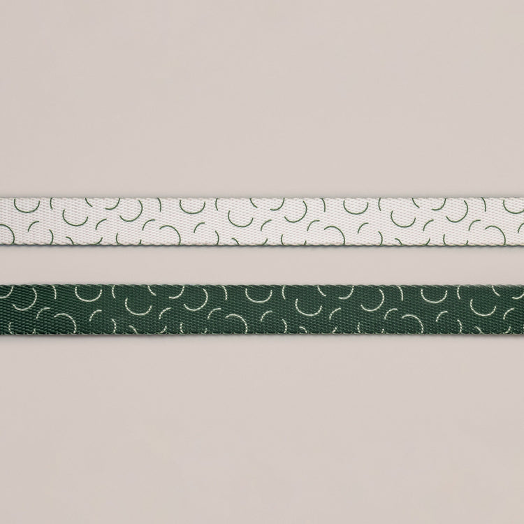 Close-up of the Sabine leash double-sided pattern